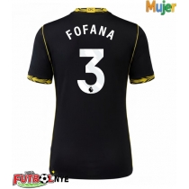 Camiseta Chelsea Wesley Fofana #3 Visitante Equipación para mujer 2026-27 manga corta
